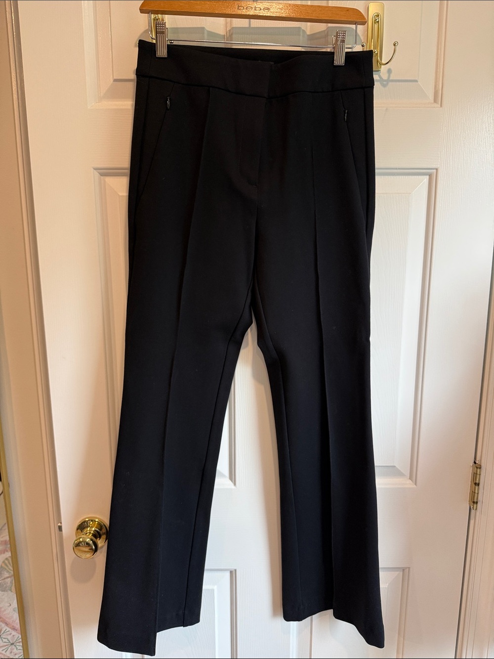 Loft Versa Black Tailored Straight-Leg Trousers